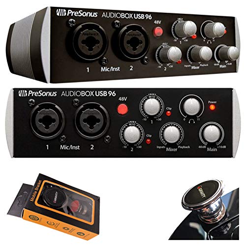 PreSonus AudioBox USB 96 fW^I[fBIC^[tF[X (ubN) 96 kHzRo[^[ USBoXp[C^[tF[X NXA}CN/C/vvAv d͓dbz_[oh