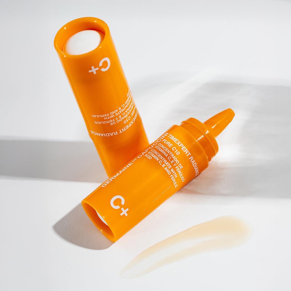 GERMAINE DE CAPUCCINI - Pack Siero Pure C10 Timexpert Radiance C+, 2 x 15 ml & Gel & Crema Idratante Redensificante Timexpert Hydraluronic, 50 ml | Pelle normale o mista
