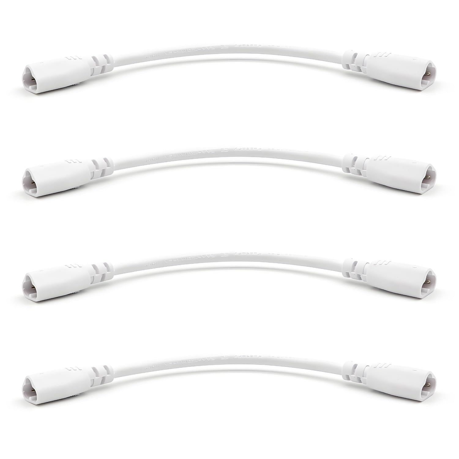 T5 T8 LED Light Cable for Tube Light, Double Ended Connector, Power Extension Cable for Integrated LED Single Mount Tent Light, Garage Light-image-47