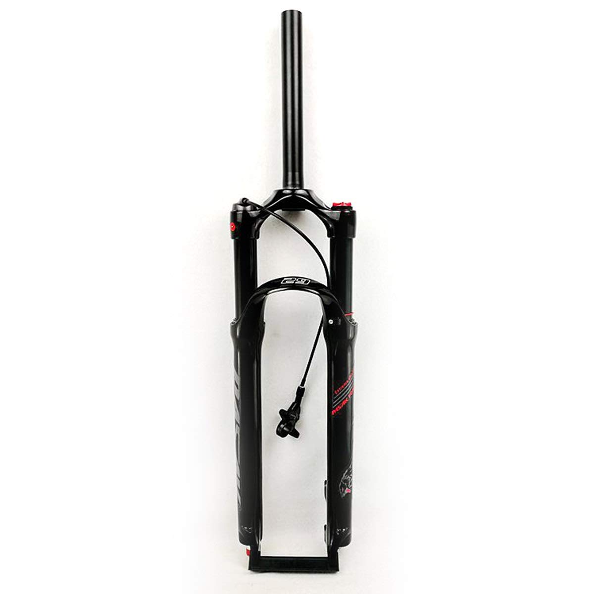 WIQUYBML 26/27.5/29 Air MTB Suspension Fork Travel 100mm Damping Adjustment Bike Front Forks 1-1/8" Manual/Remote Lockout QR 1700g