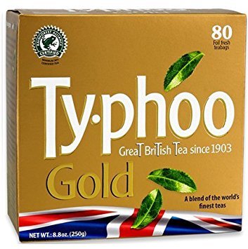 Typhoo Tea (Gold 80ct Foil fresh, Pack 1) …