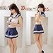 Chinatera Cosplay Sailor Uniform Costume Outfit + Mini Skirt