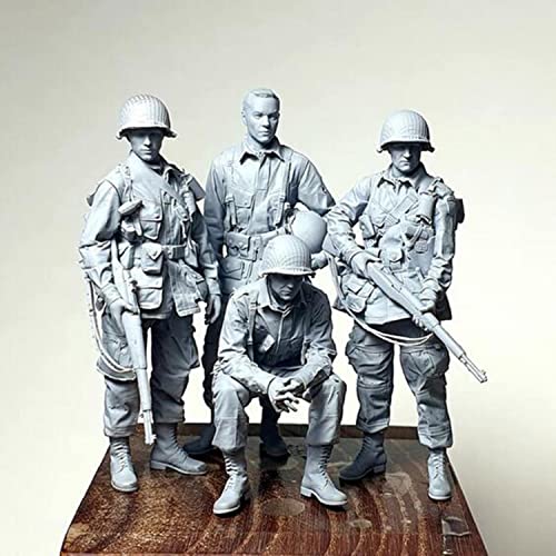 Kit de Figura de Resina 1/35 Ancient Officer 4 piezas miniatura 1