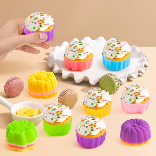 Muffin raté ? Moules en silicone anti-adhésifs pour cupcakes