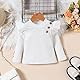 Miipat Baby Mädchen Kleidung Kleinkind Mädchen 3pcs Outfits Set Lange Ärmel Tops mit Mini Röcken Sets Herbst Winter Babybekleidung Mädchen Bekleidungssets mit Hut 100 2-3 Jahre