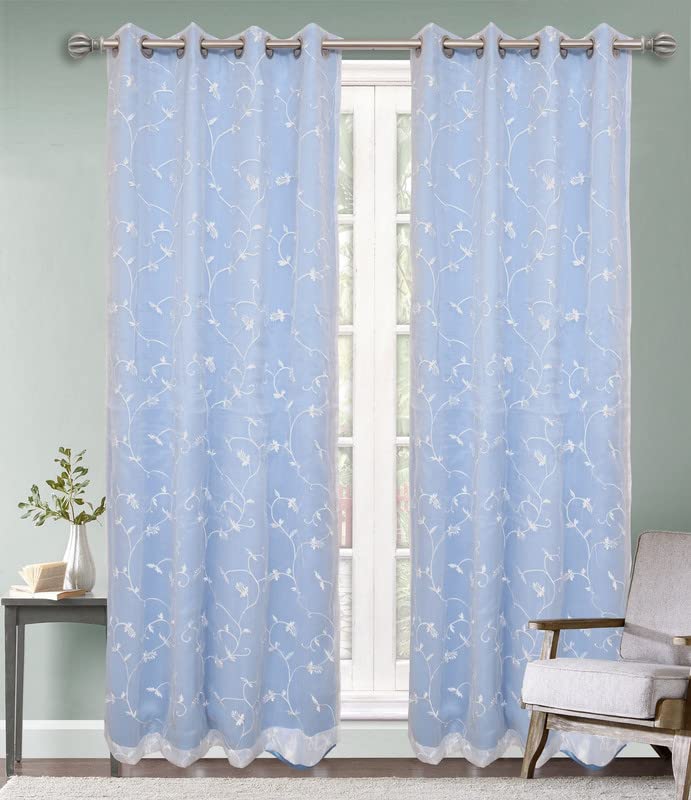 See full amazon price history chart for JVN FAB™ 2 in 1 Embroidery Transparent Polyester Door Curtain with 80% Blackout Set of 2 Pieces(5 Feet, White Embroidery+Sky Blackout) JVN FAB™ 2 in 1 Embroidery Transparent Polyester Door Curtain with 80% Blackout Set of 2 Pieces(5 Feet, White Embroidery+Sky Blackout) (B0C9VVN3Q4) Amazon Price History, Amazon Price Tracker