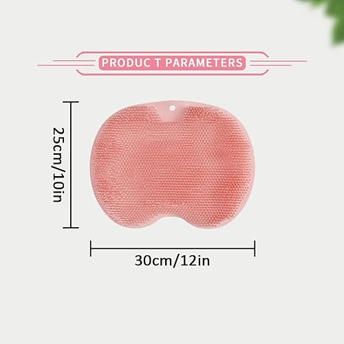 Miniatura 2 de Alfombrilla Exfoliante de Pies de Silicona para Ducha, Mejorada con Ventosas Antideslizantes de Montaje en Pared Limpiador de Pies, 2025 Nueva