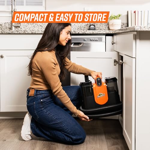 Image of Armor All MAX 20V Cordless Portable Spot Cleaner for Carpet & Upholstery, Portable Deep Cleaner with Auto Detail Tools for Cars, Pets, Area Rugs & Couches- DSCC2001 0901
