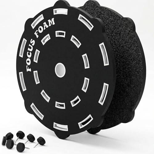 Focus Foam | Dartboard Training Overlay | Dart Practice Aid | Dart Trainer (Steel Tip - Doubles/Trebles)