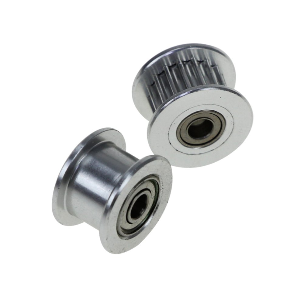 AS RETAILS Aluminium Alloy GT2 Idler Pulley (Gear: 16 Without Teeth, Bore: 3 mm, Belt Width: 6 mm, Silver)-picture-27