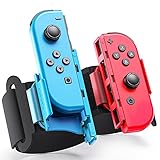 OIVO Wrist Band Straps Compatible with Nintendo Switch Game Just Dance 2021 & Fitness Boxing, Adjustable Elastic Strap Accessories for Zumba Burn It Up, Wristband for Adults and Kids, 2 Pack