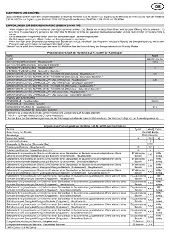 Gas Herdset Autark/Elektro Einbau Backofen 67L+Gaskochfeld 90cm in Elfenbein/Einbaubackofen/Herd/Gas Kochfed/Gasherd/5 Hochwertigen Brennern/Turbo WOK Brenner 3,8kW/Kochmulde/Herd Set/Erdgas/Propangas – Bild 8