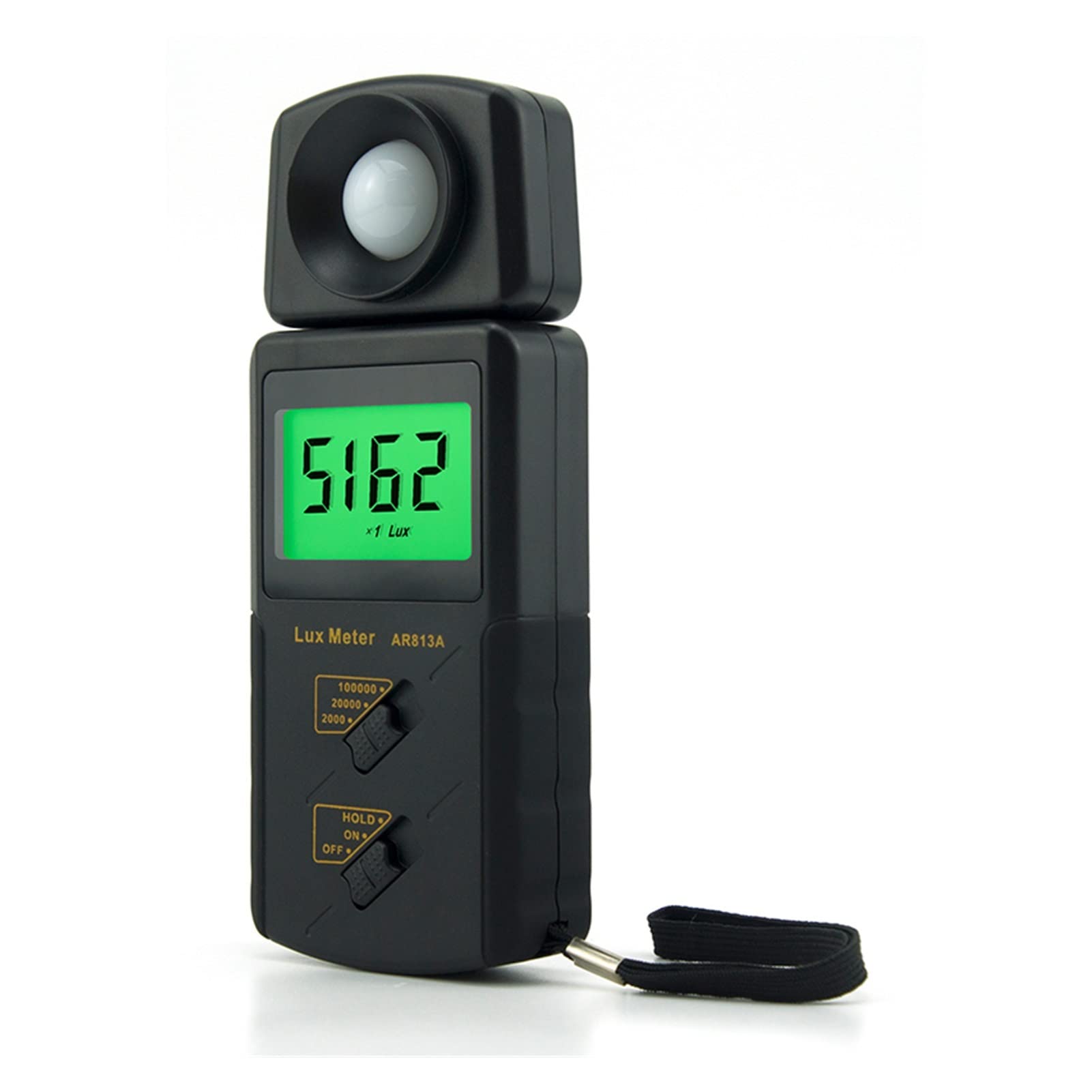 LNHHG Illuminance Meter, Handheld LCD Screen Digital 1~100.000lux Solar Radiation Monitor For Farms, Shopping Malls