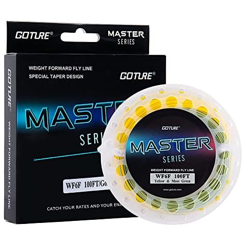 Goture Fliegenschnur Gewicht vorwärts schwimmend//doppelt geschweißte Micro Loops//Fliegenschnur Cover