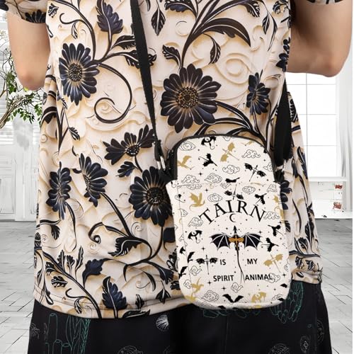 FW Crossbody BagRomantasy Fantasy Bookish Gift Dragon Rider Shoulder Bag 4th Wing Merch4