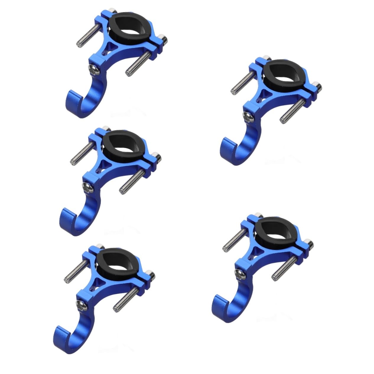 YARNOW Gancio Anteriore Licenza Estensori Accessori Per Scooter Alzate Guidato Scooter Elettrico Usb Kit Porta Carro Tampone Bullone Caricatore Auto Pro Lega Di Alluminio Blue