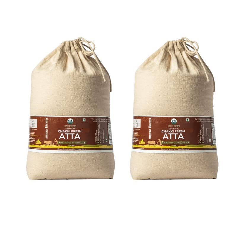 APKA KISAN | 10 Kg | Sehori Whole Wheat Chakki Fresh Premium Atta | Organic | No Preservative | Pesticide & Chemical Free | Wheat Flour | Godhuma Atta | Genhu Atta | (B0BRQL5HKS) Amazon Price History, Amazon Price Tracker