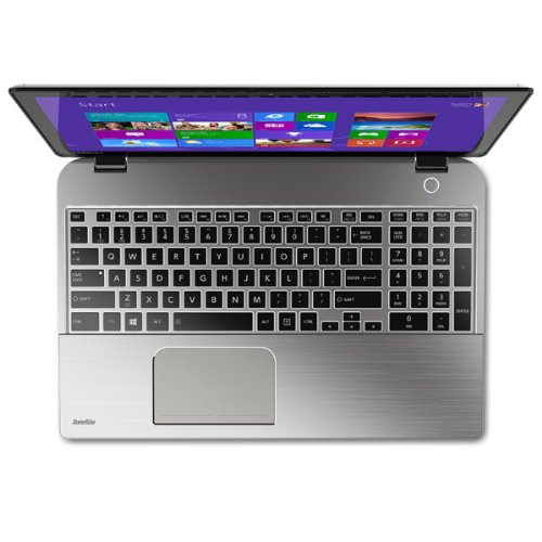 Toshiba Satellite E55T-A5320 Ultrabook 15.6" Touch Screen Laptop - 4Th Gen Intel Core I5 / 4Gb Ddr3 / 500Gb Hd / Back-Kit Keyboard/ Intel Wireless Display(Widi)/Windows 8.1 64-Bit (Smart Silver Brushed Aluminum) #TOP2