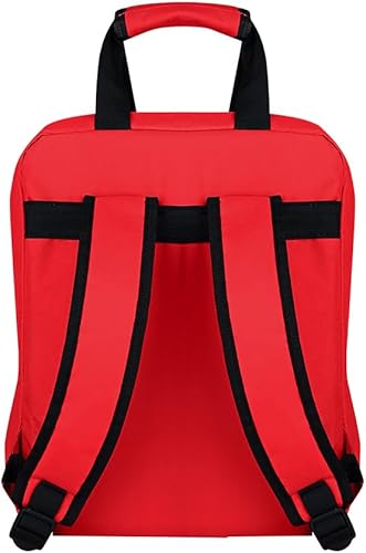Miniatura 5 de Bolsa de emergencia roja Mochila de primeros auxilios vacía Tratamiento de primeros auxilios médicos Primeros auxilios Bolsas de trauma para acampar