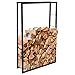 ib style® Kaminholzregal | Stabiles Brennholzregal | Stahl | 4 versch. Größen | 80x150cm