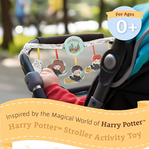 Image of Kids Preferred Harry Potter Stroller Activity Toy with Crinkle, Mirror, and Tactile Features - Fits Most Strollers