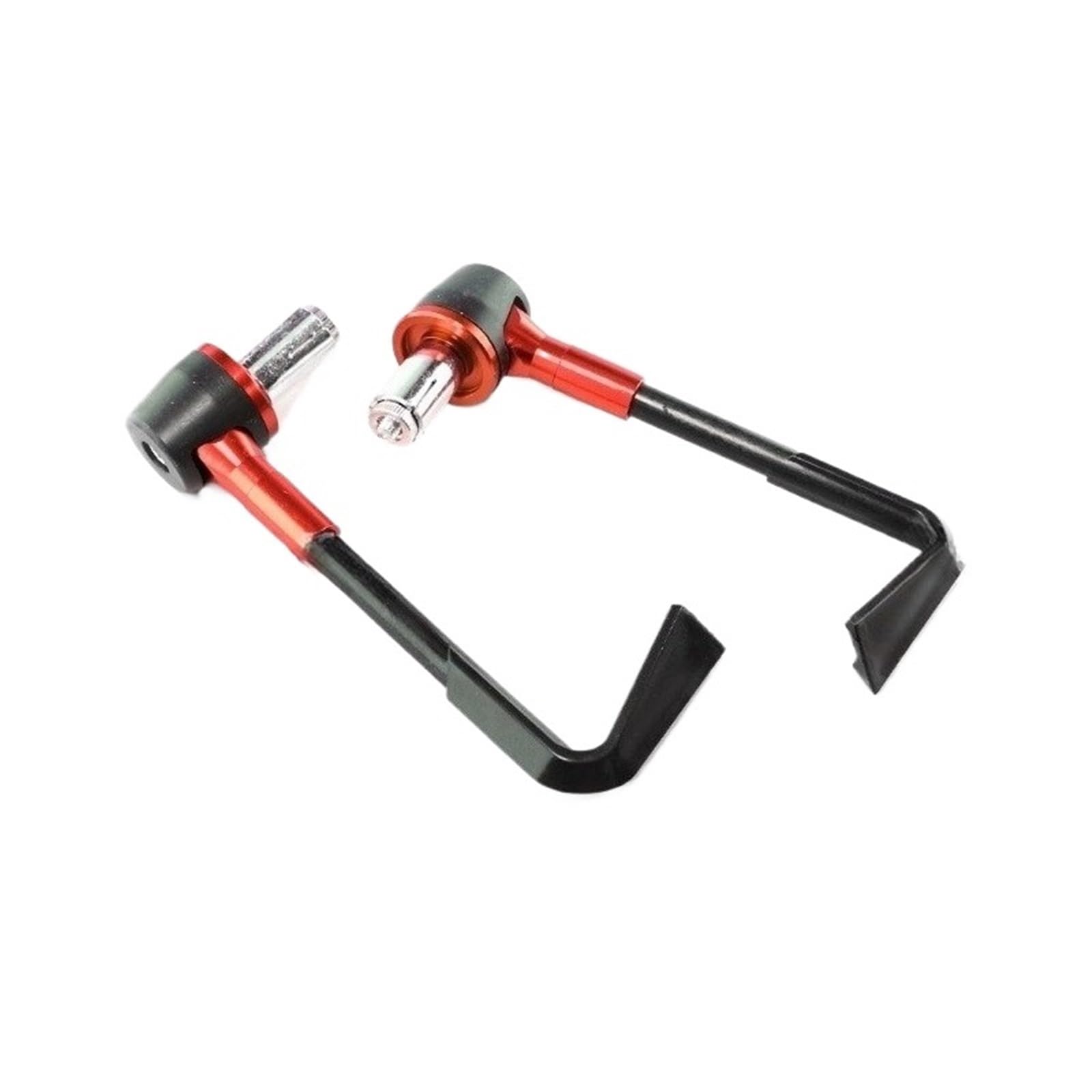 JKELPV 22mm Universal Adjustable Motorcycle Hand Guard Modification Gear Lever Guard Motorcycle Hand Guards(Red)