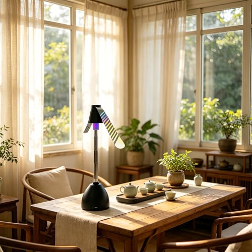 Ventilador repelente de moscas portátil para mantener tu comida limpia 7