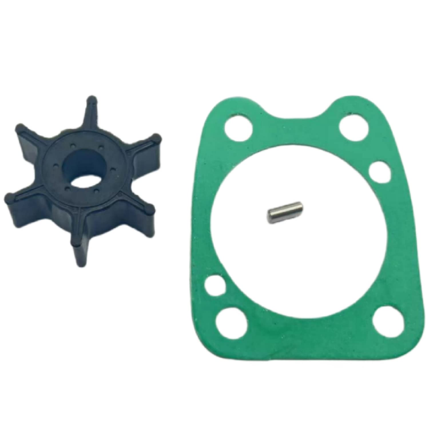 XRmarine Boat Water Pump Impeller Kit 6E0-44352 47-96305M for Yamaha Outboard Engine 4 5 6 HP and also fit Mercury Mariner 4hp 5hp 6hp Motor