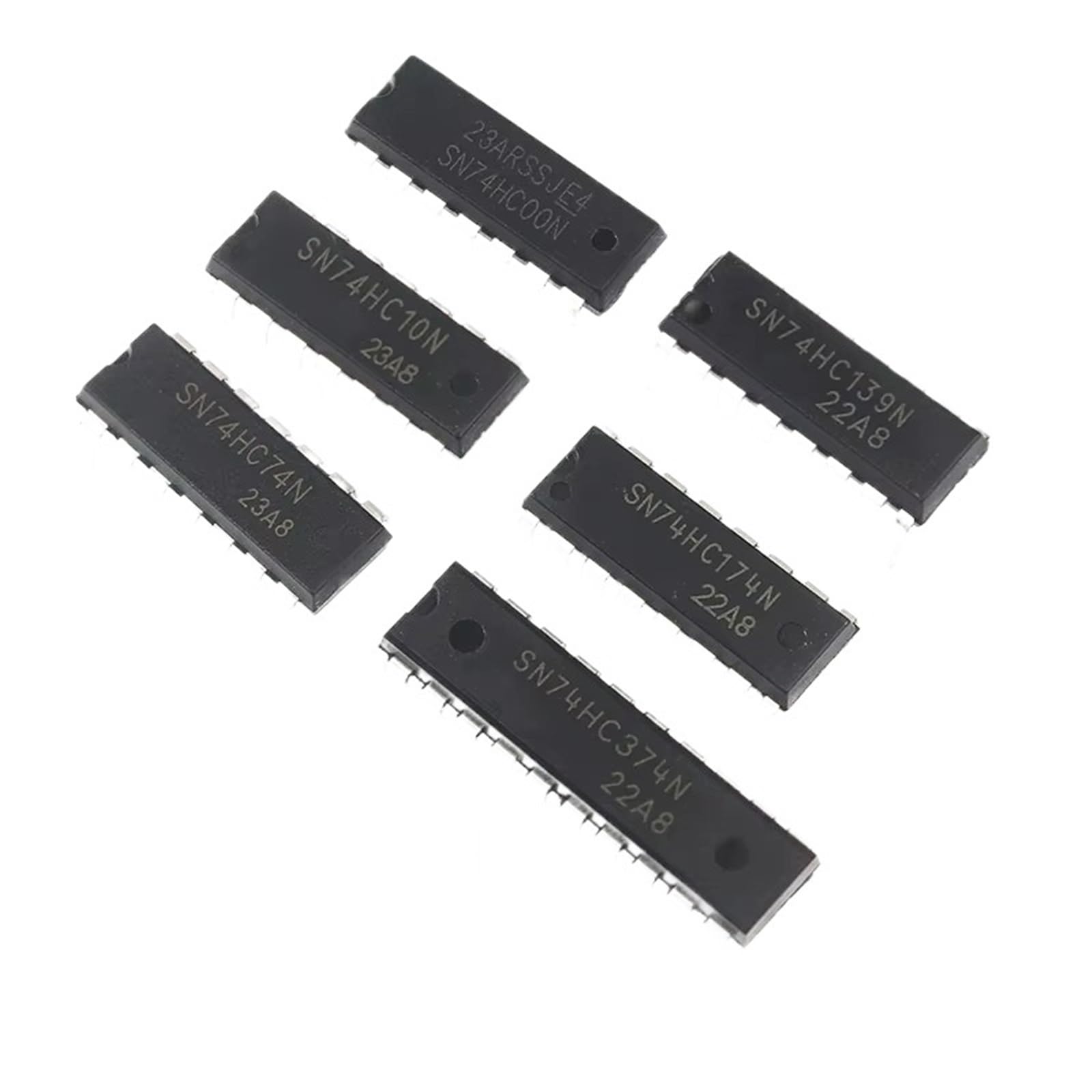Kit assortimento di circuiti integrati logici IC da 30 pezzi serie 74HC 74HC595 74HC573 74HC393 74HC00 74HC30 DIP Driver for chip di registro