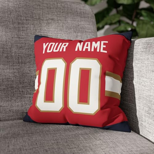 Image of ANTKING Florida Throw Pillow Personalized Custom Any Name and Number for Men Women Boy Gifts