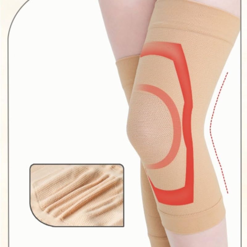 Exercise, protection Knee Pads Ultra-thin Warm Sports Non-slip Middle-aged and Elderly Seamless Men Women Knees for Fitness, cycling, running, playing football