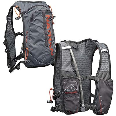 Nathan TrailMix 7L Running Vest for Men & Women, Hydration Vest w/ 2L Bladder Hydration Pack, Water Backpack for Hiking, Running, Walking, Marathon, Race