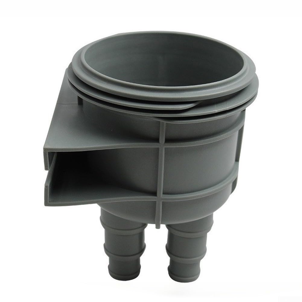 Filtro de agua de mar grande de PC transparente para motor de barco y generador, colador lavable atrapa arena y óxido, 3 boquillas de manguera (25,4/31,8/38,1 mm), accesorios para sistema de