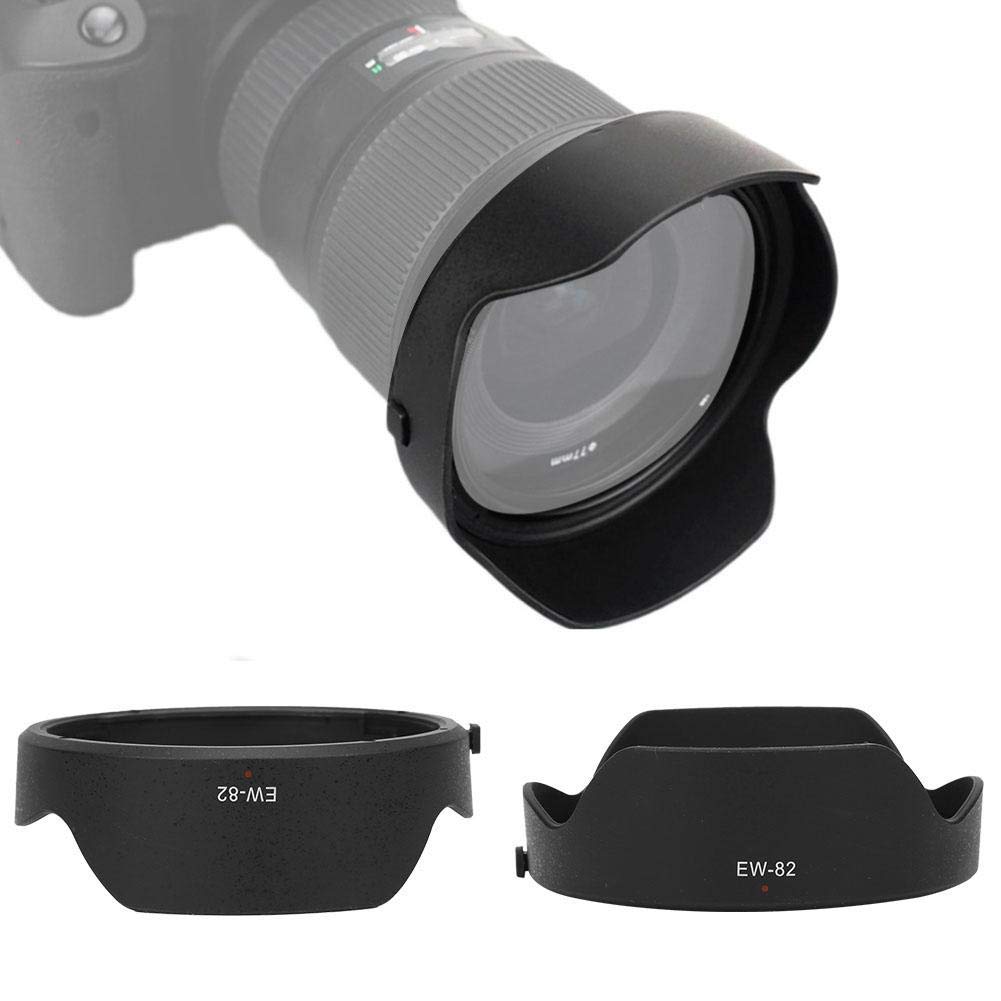 Yunir EW-82 Calidad de plástico a Prueba de luz Portátil Sombra Parasol de Lente de cámara para 16-35mm F4L IS USM, para Proteger la Lente de la cámara