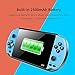 Handheld Game Console 5.1 inch Pro Retro Games Consoles Built-in Classic Games Rechargeable Battery Portable Style Game Consoles X12 Blue