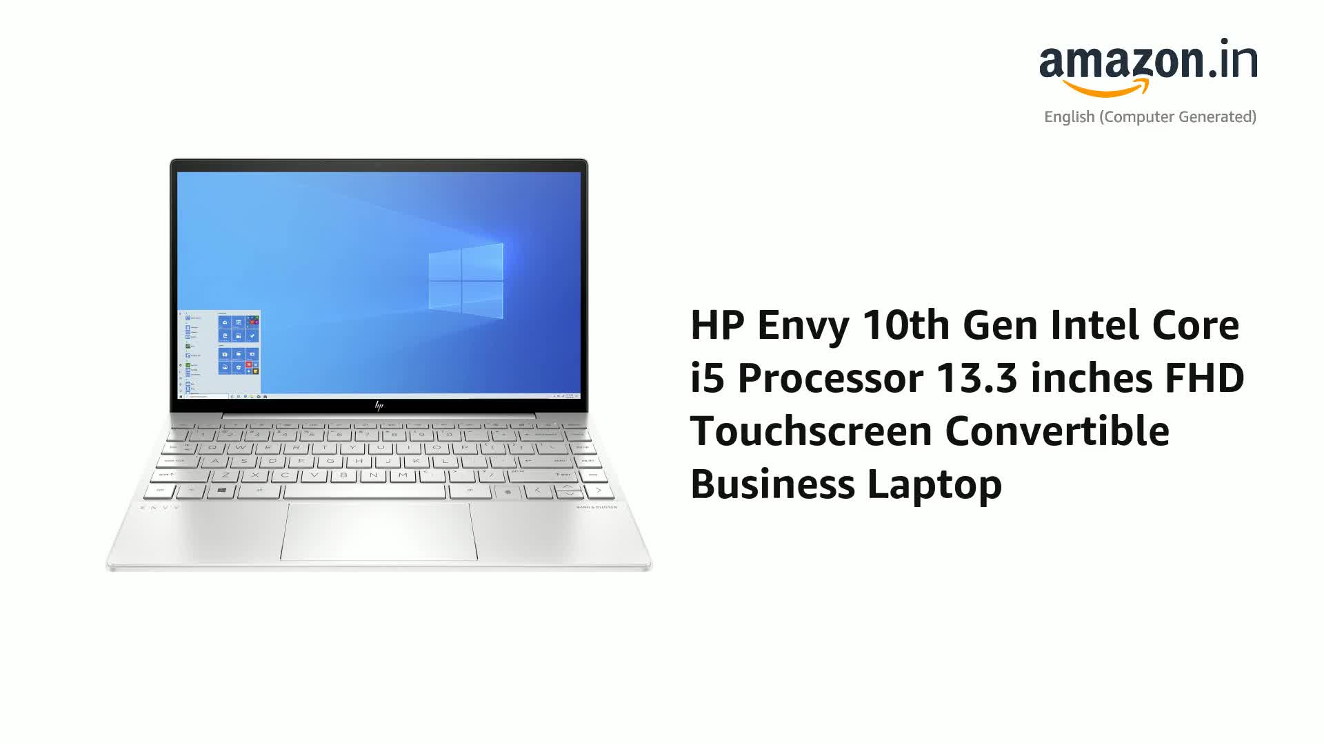 HP Envy 10th Gen Intel Core i5 Processor 13.3 inches FHD