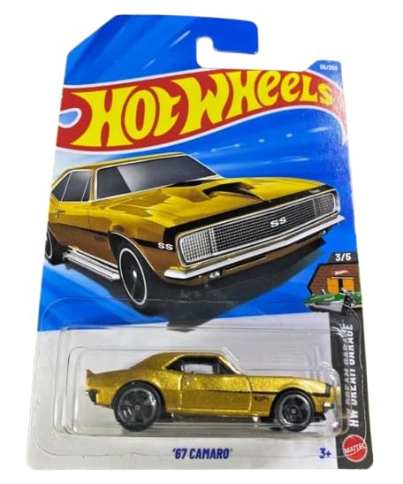 Amazon | Hot Wheels '67 カマロ [ゴールド] ドリームガレージ 3/5、56