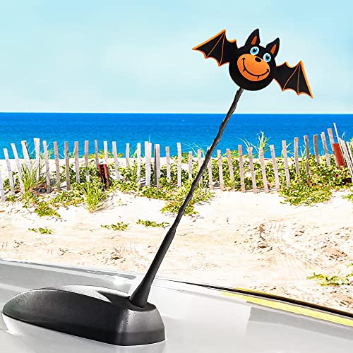 Tenna Tops Car Antenna Topper/Auto Mirror Dangler/Dashboard Accessory (Spooky Bat)
