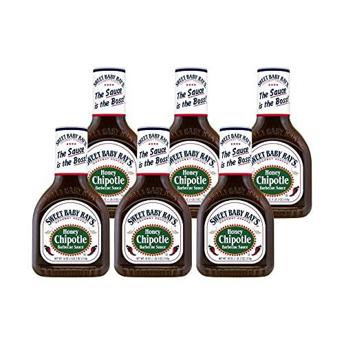 Sweet Baby Ray's Barbecue Sauce, Honey Chipotle (18 Ounce (Pack