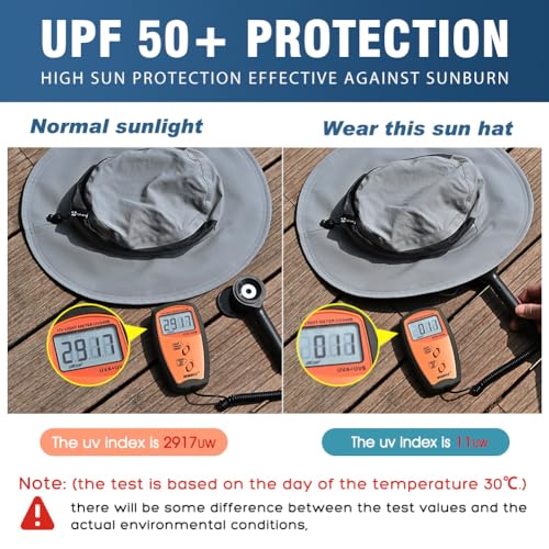 Sombrero SunShield con protección UPF 50+, ala ancha miniatura 6