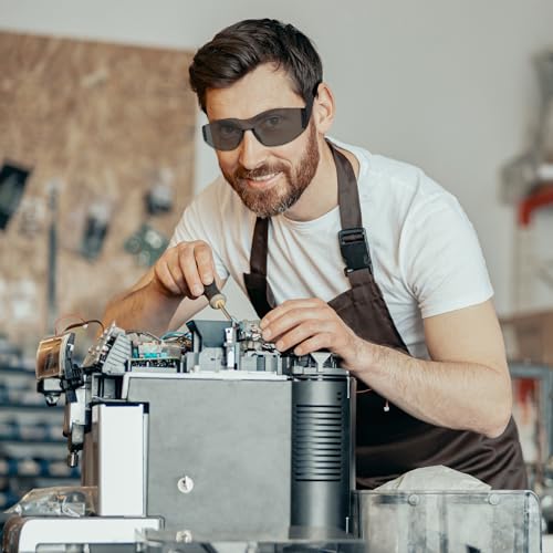 Image of Salfboy Safety Glasses Ansi Z87.1 Clear Safety Glasses Bulk Impact Resistant Lens Protective Eyewear for Men Women