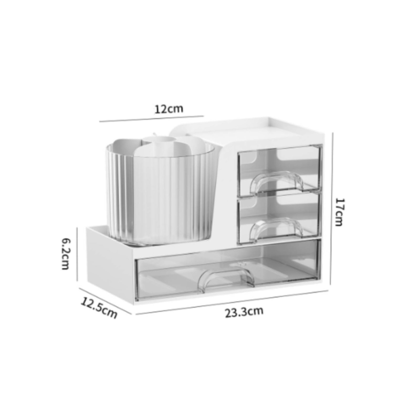 Organisateur Bureau Porte-Stylo Compact Boîte Multifonction Porte-Stylo Élégant pr Étudian