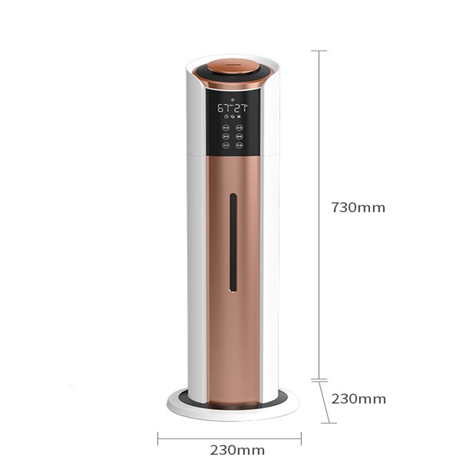 Humidificadores Humidificador Humidificador De Aire Home Mute Apagado Automático con Capacidad De Tanque De Agua De 8 litros 28 Vatios Potente para，
