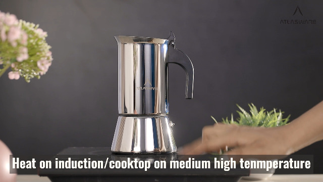 MOKAさん専用です。 Buy Atlasware Stainless Steel Mocha Design Coffee Maker