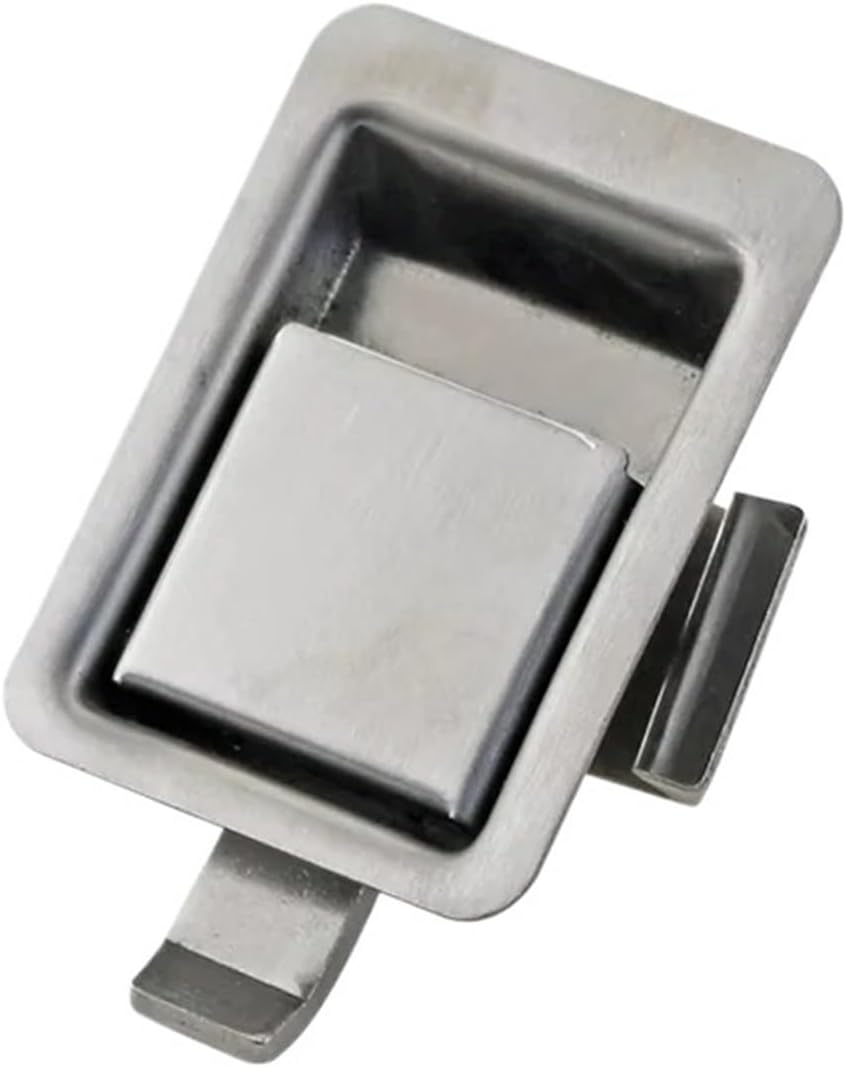 304 Stainless Steel Pull Plate Lock Machinery Equipment Vehicle Toolbox Cabinet Door 1Pcs