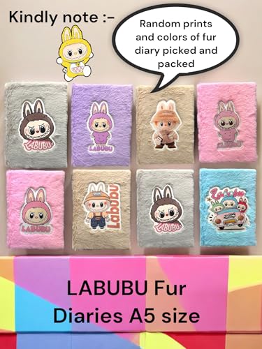 Image of TOOYEP 7 Pcs Monster doll Mystery Gift Combo Set For Girls Kids Unicorn Stationery Set Age 6-8 Years 10-12 I Diary,fur pen, pouch, Eraser, paper soap & pencil (Rainbow Monster Doll)