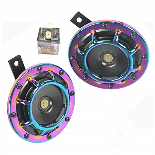 Klaxon de voiture électrique 135DB avertisseur sonore double horn métal 12V