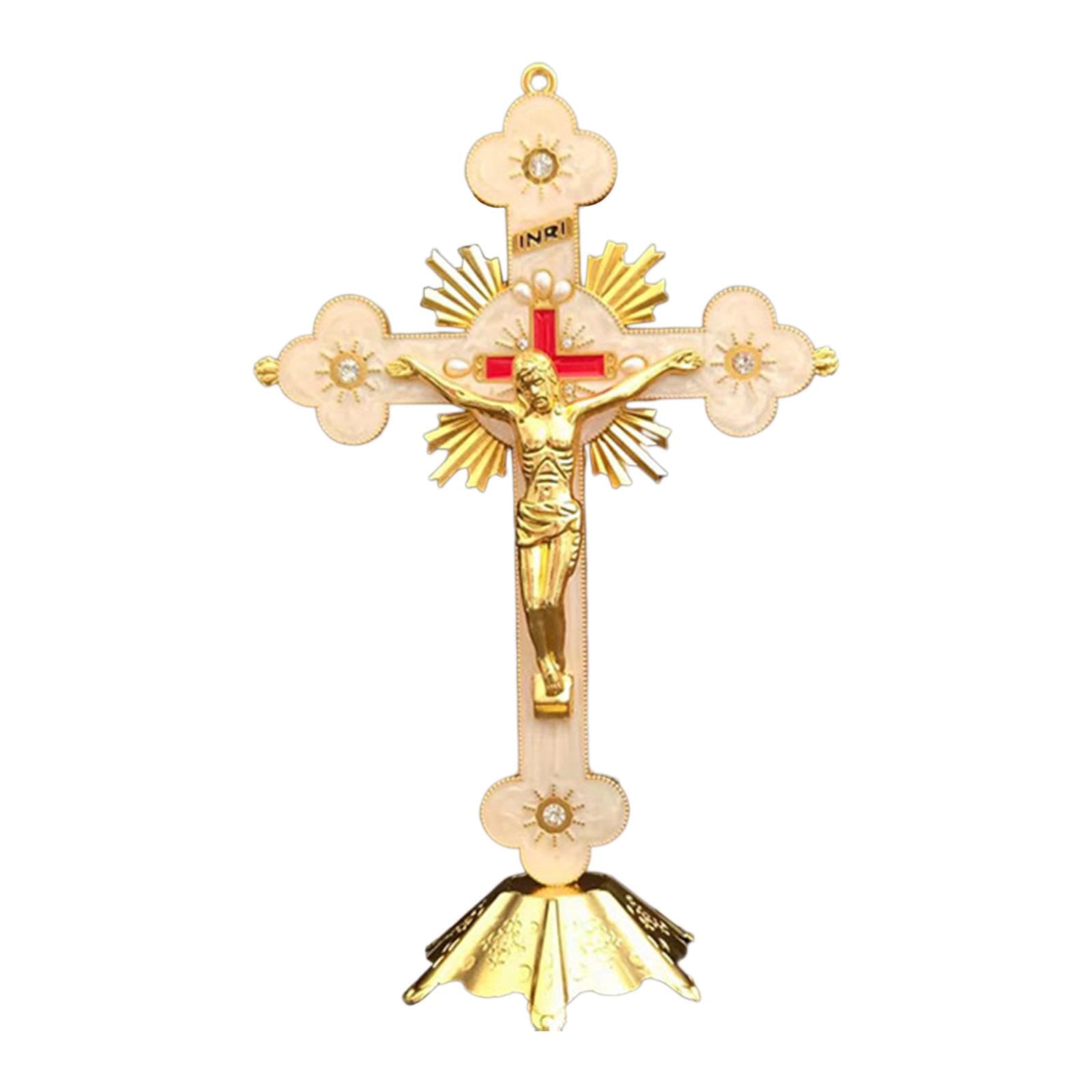Statue de Jésus en croix pour créer un coin prière à la maison