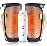 VeyFun Masajeador de piernas con función de calefacción, compresas de compresión para relajación, con controlador de mano, 3 intensidades, 2 modos, masajeador de piernas completo