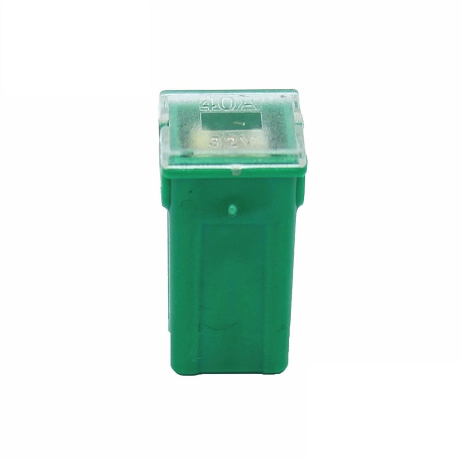 KXIWLUFV 10pcs 20A 25A 30A 40A 50A 60A Insurance Auto Square Fuse Tube for Car Air Conditioning Fan(40a)